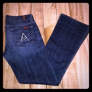 7 For All Man Kind Jeans. Gently used.